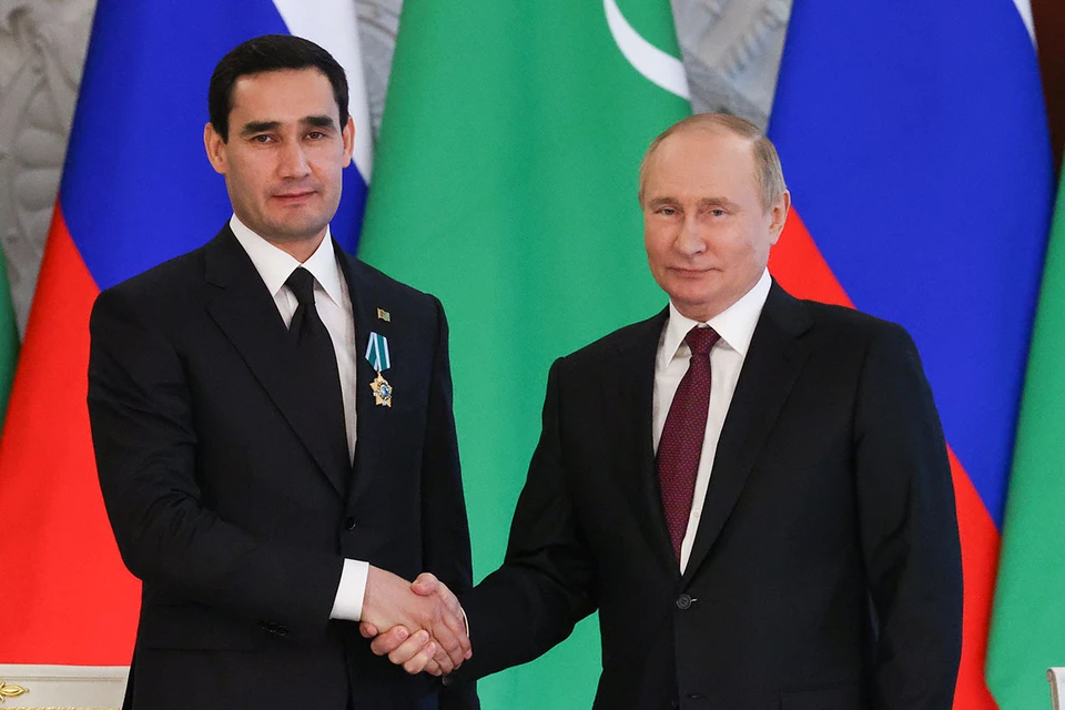 В Москве прошли переговоры Владимира Путина и главы Туркмении Сердара Бердымухамедова. Фото: Сергей Карпухин/ТАСС