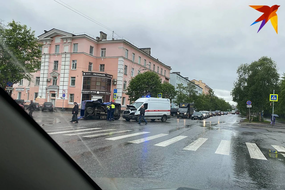 К счастью, в аварии никто не пострадал.