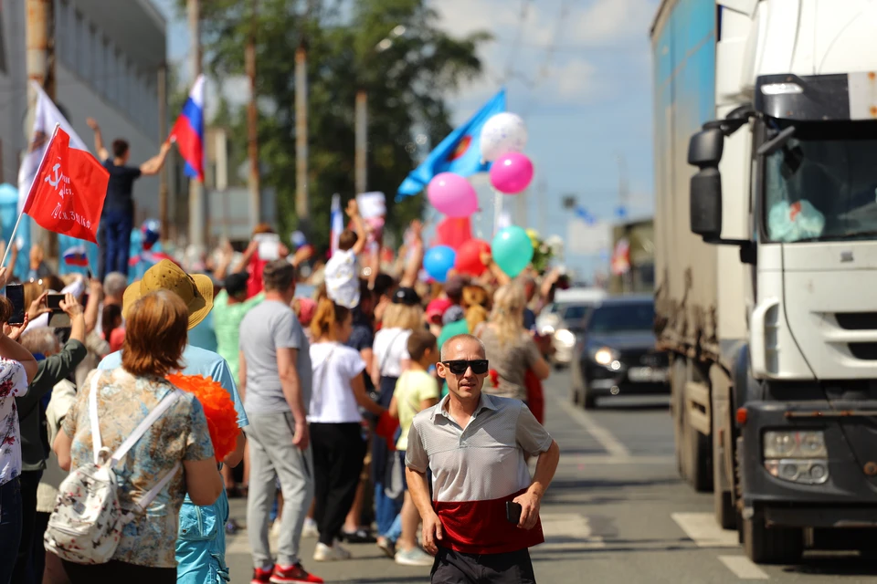 Сегодня, 3 июля, в Удмуртии встретили военных из республики, вернувшихся из зоны проведения специальной военной операции на Украине