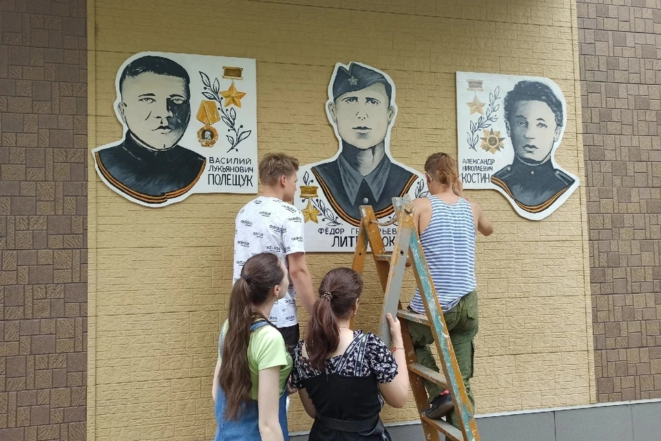 Установка объектов прошла 8 июля. Фото: Валерия Астахова, руководитель проекта «Сквозь время».