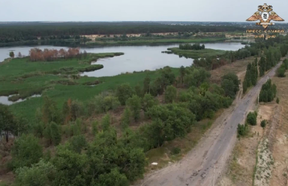 Украинские боевики выбиты из курортного поселка на севере Донбасса. Фото: скриншот из видео НМ ДНР