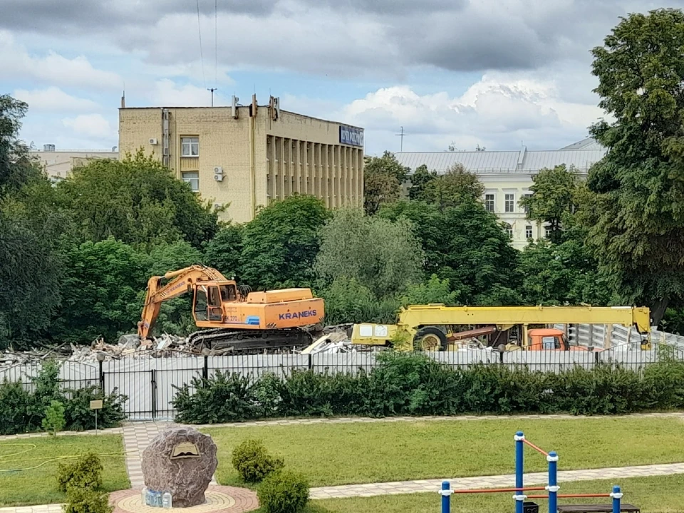 От кафе "Снежинка" больше ничего не осталось. Фото: «Рязанский формат».