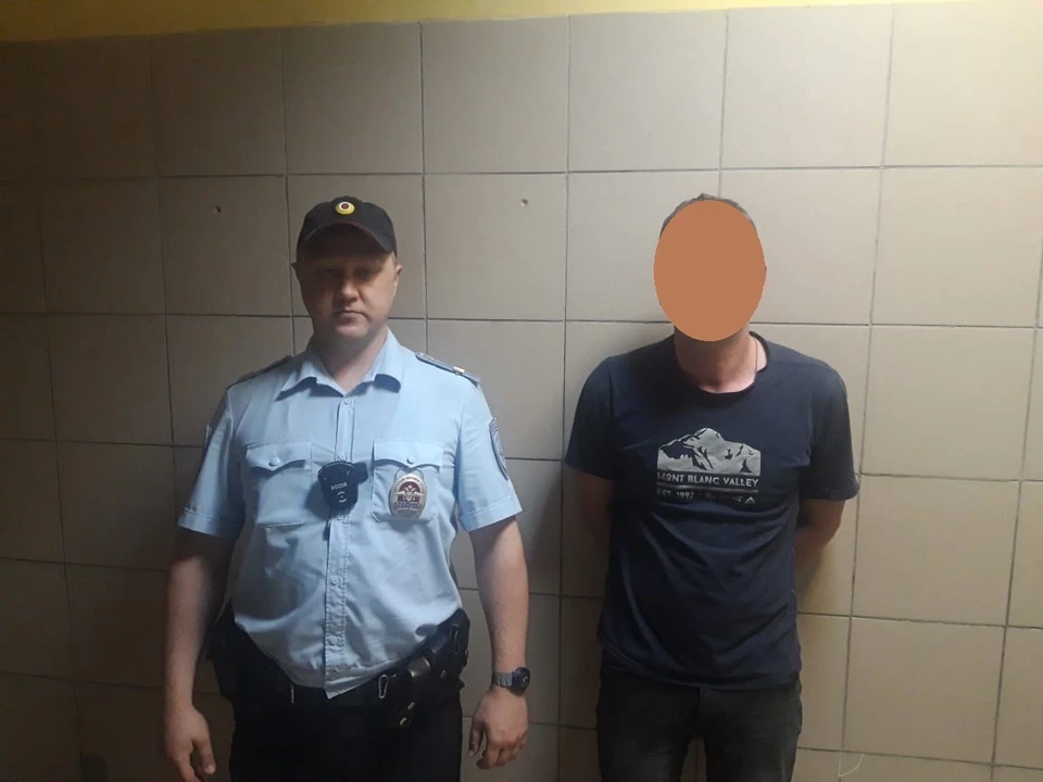 Злоумышленника полицейские нейтрализовали и задержали. Фото: пресс-служба УМВД по Рязанской области.