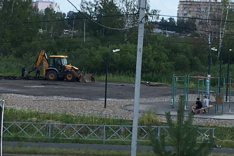 На "Озерной гривке" начались какие-то непонятные "работы". ФОТО: группа " Озёрная гривка ЭКОПАРК Ярославль" ВКонтакте