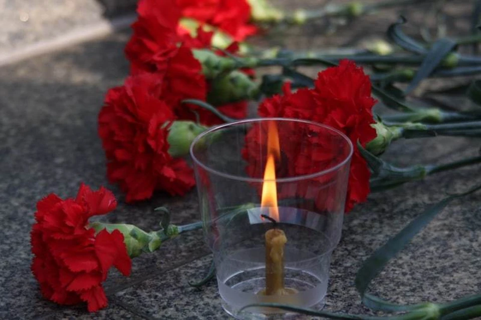 28 траур. Вечная память. Цветы памяти и скорби. Гвоздики и свеча памяти. Свечу памяти погибшим на Украине.