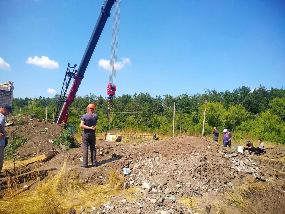 В Волновахе восстанавливают водопроводную насосную станцию. Фото: Минстрой ДНР