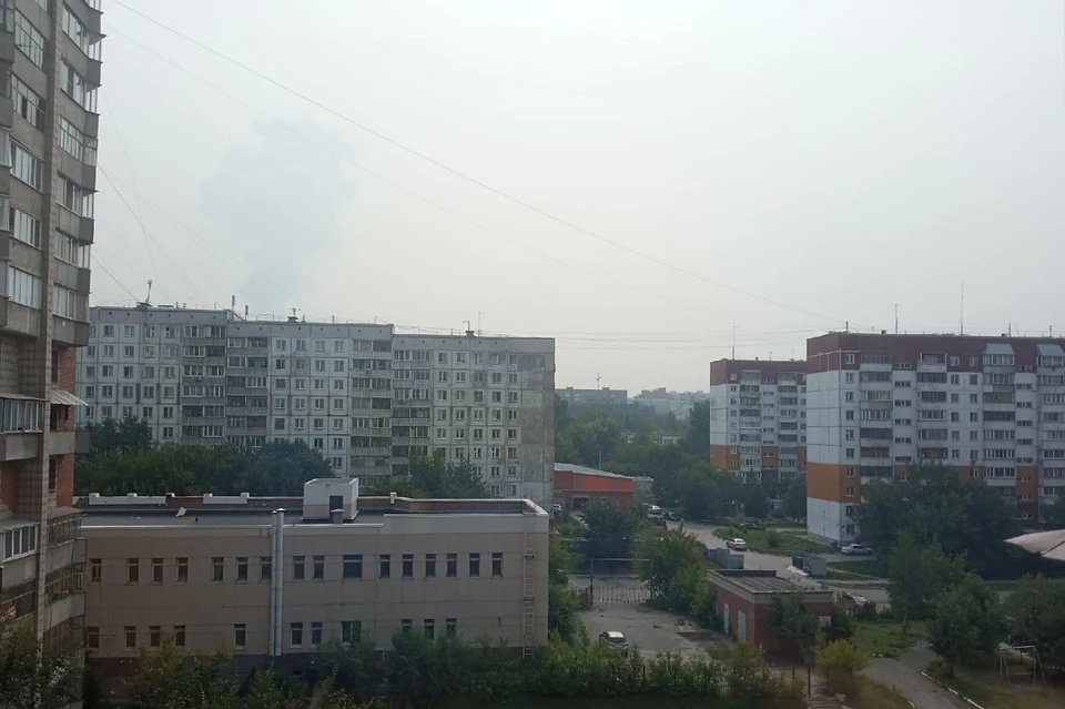 В Новосибирске снова смог с утра.