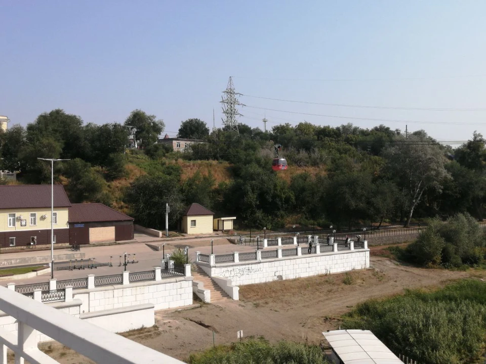 Самарские специалисты починили канатную дорогу в Оренбурге