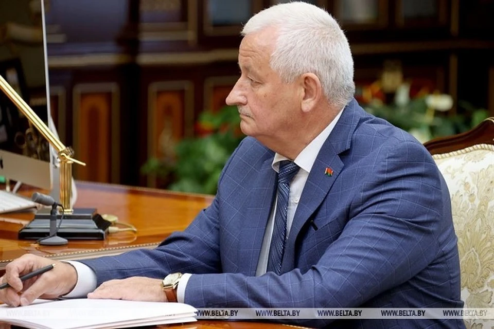 Петр Пархомчик на совещании у президента Беларуси. Фото: БелТА