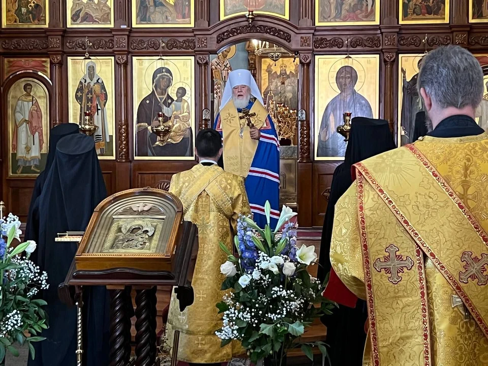 По случаю 145-летия Самарского Знамени в Иверском женском монастыре состоялся молебен