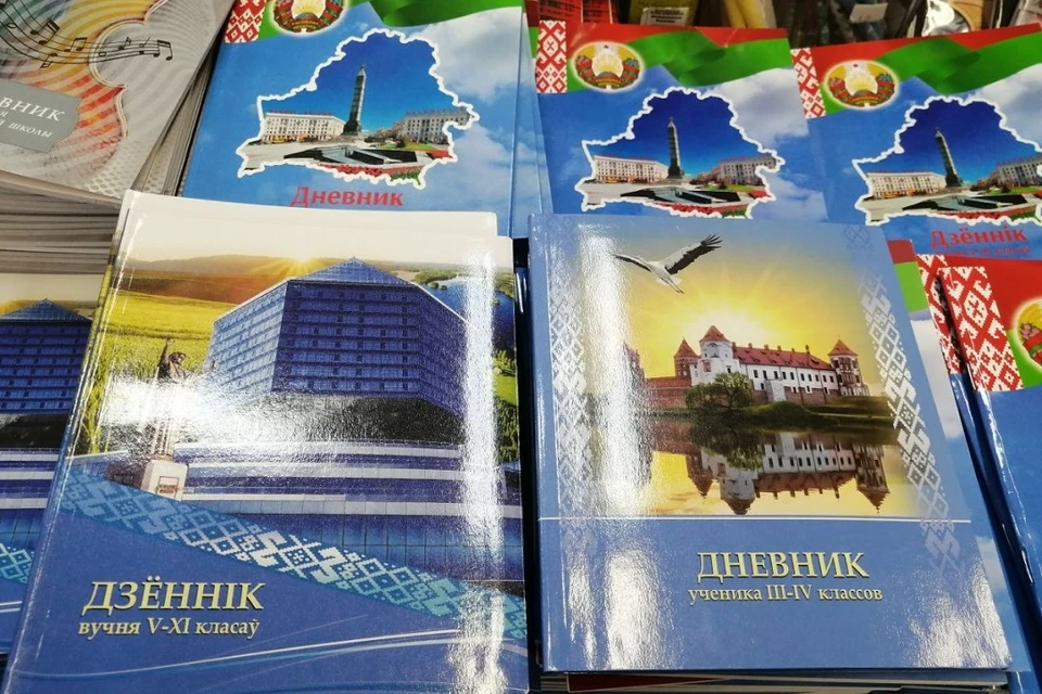 В Минобразования рекомендуют покапать для школ дневники 2022-го, но в книжных продают и прошлогодние дневники. Фото: читатель "КП"