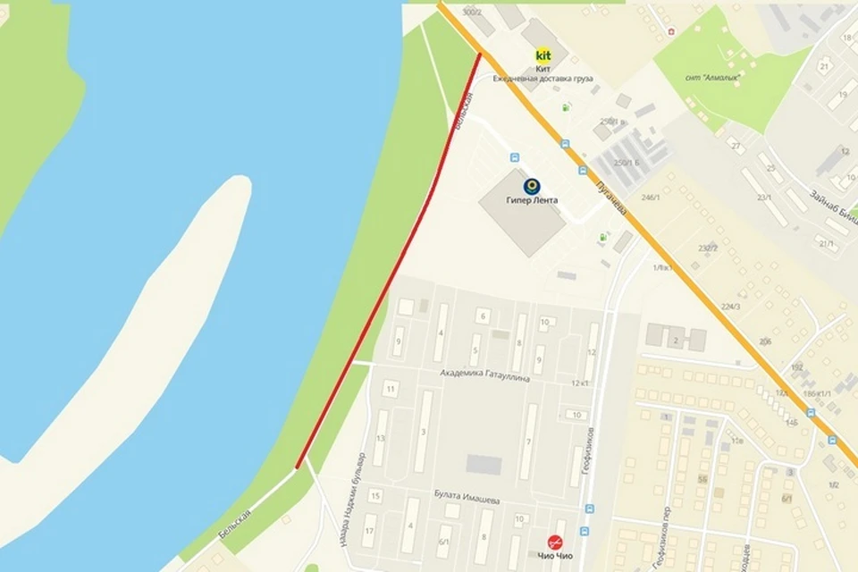 улица бельская уфа