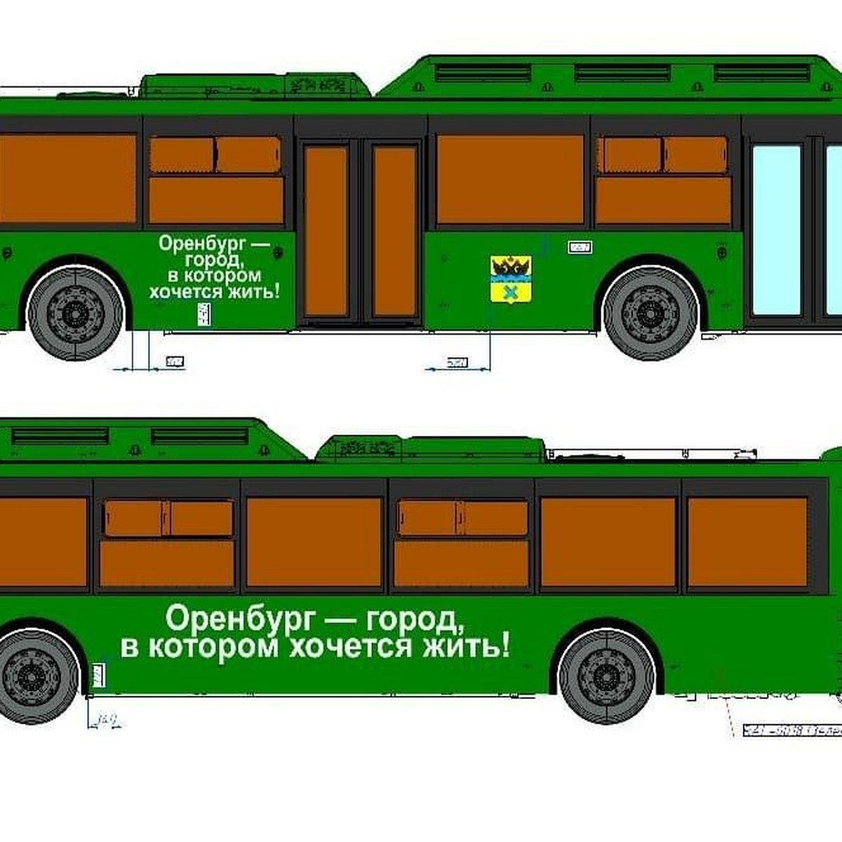 В Оренбурге утвердили внешний вид новых автобусов - KP.RU