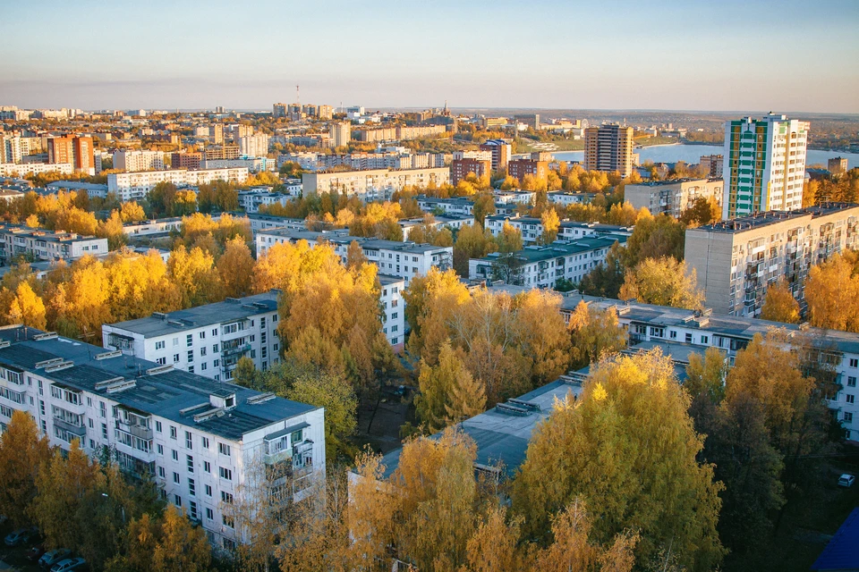 Фото ижевска сегодня осенью