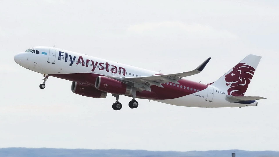 Airbus A320 компании FlyArystan.