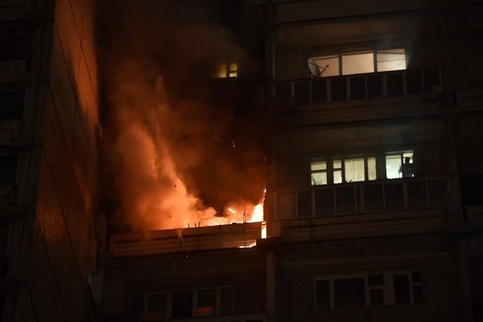 Труп обнаружили пожарные