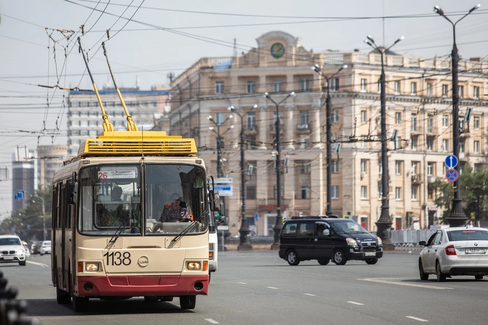 На 26-м маршруте работают всего два троллейбуса