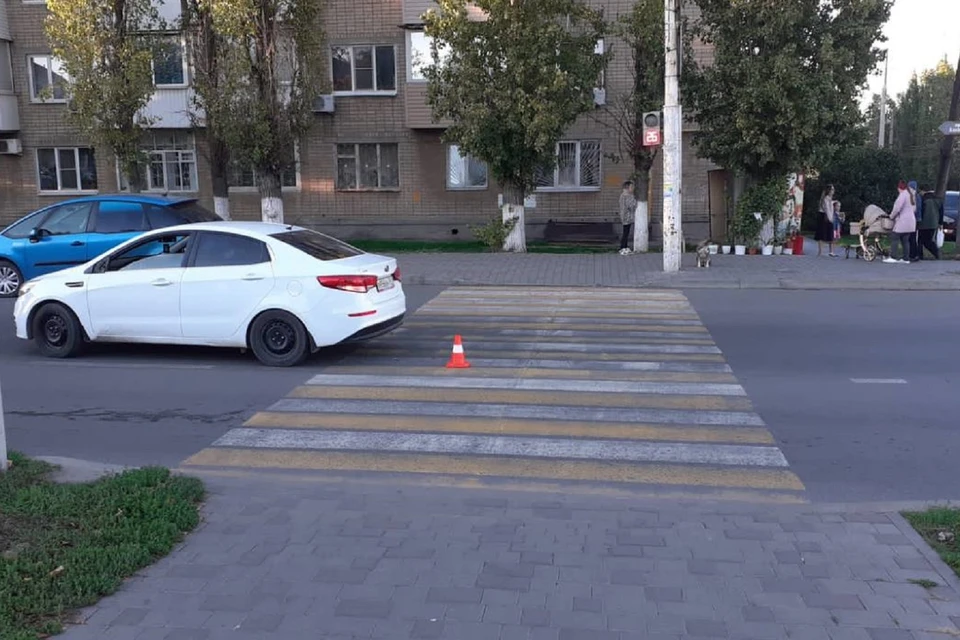В Новочеркасске иномарка сбила пешехода. Фото: ГИБДД по РО.