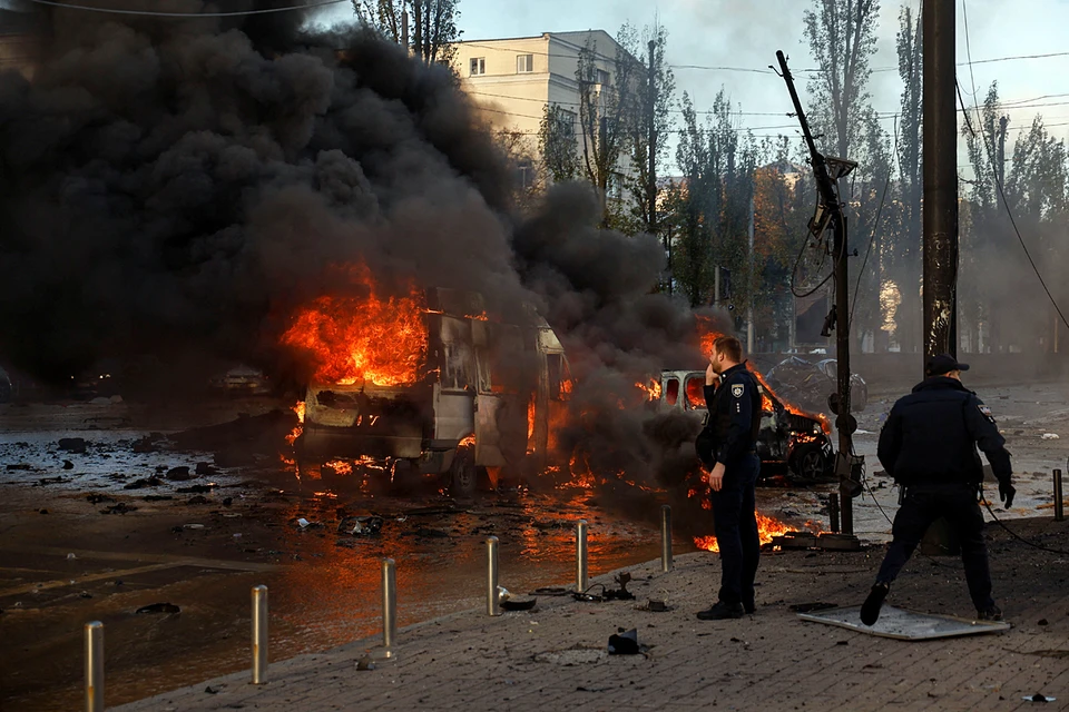 В центре Киева зафиксировали четыре взрыва