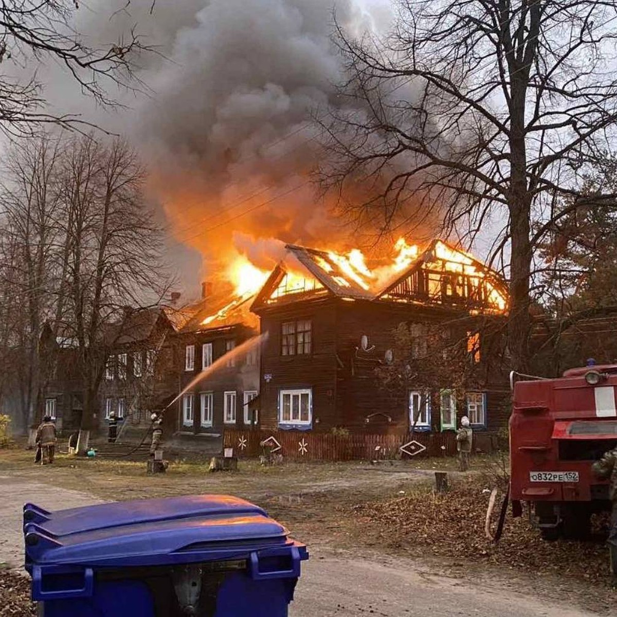 Жилой многоквартирный дом горел в Чкаловске утром 21 октября - KP.RU