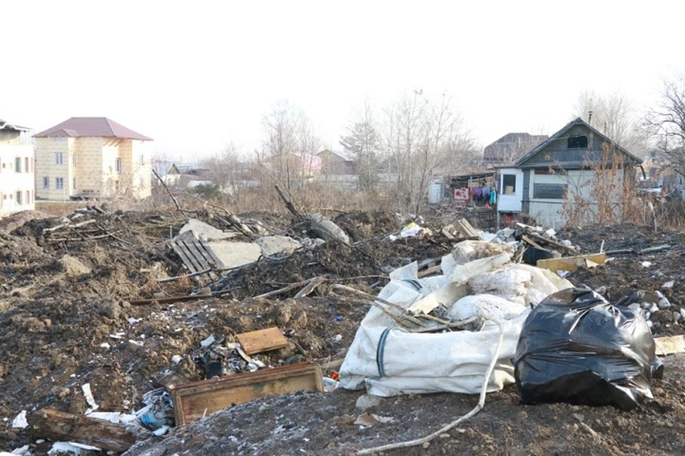 Свалку мусора объемом больше 20 тонн ликвидируют в Хабаровске