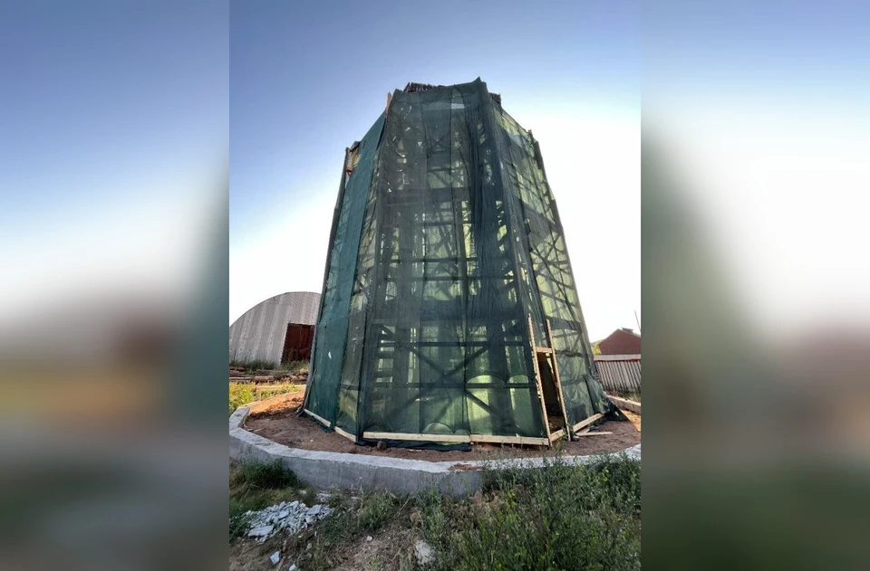 Ветряная мельница в селе Бариновка была построена в XIX веке / Фото: t.me/ugookn63/163
