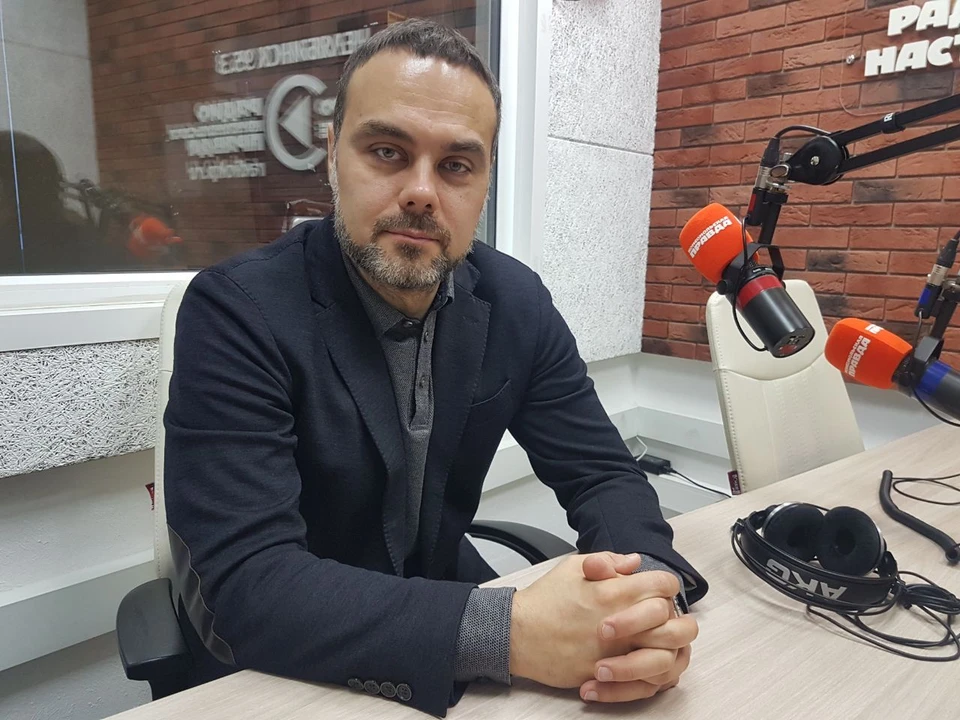 Илья Таболин в эфире радио "Комсомольская правда-Челябинск" .