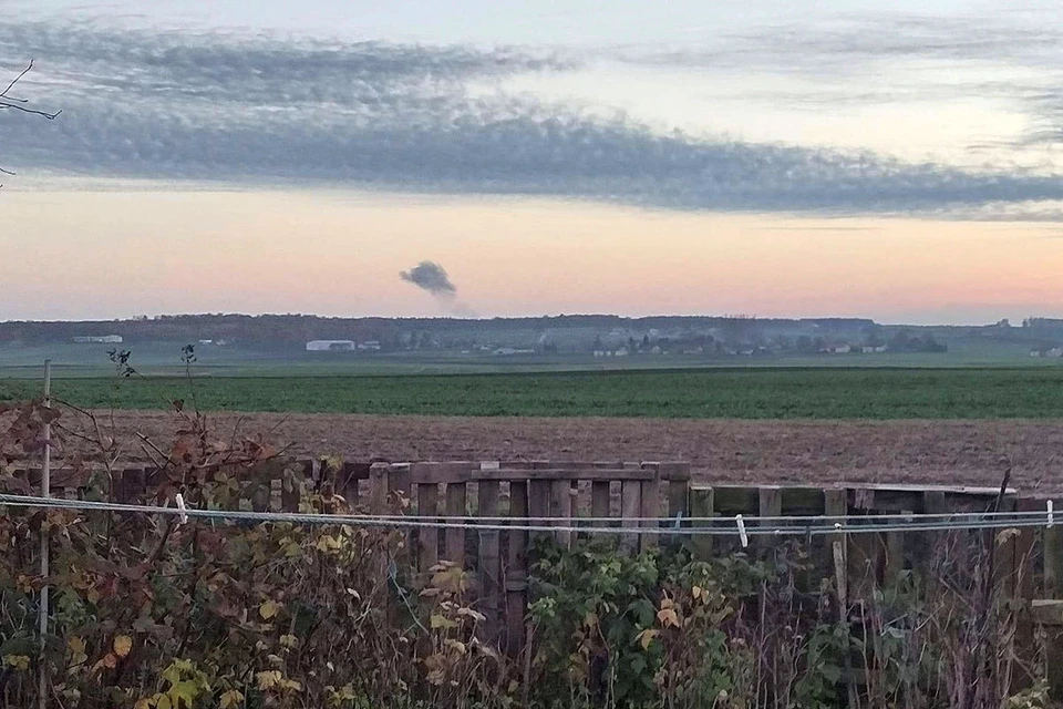 Две ракеты попали в зерносушилки в деревне Пшеводув на востоке Польши