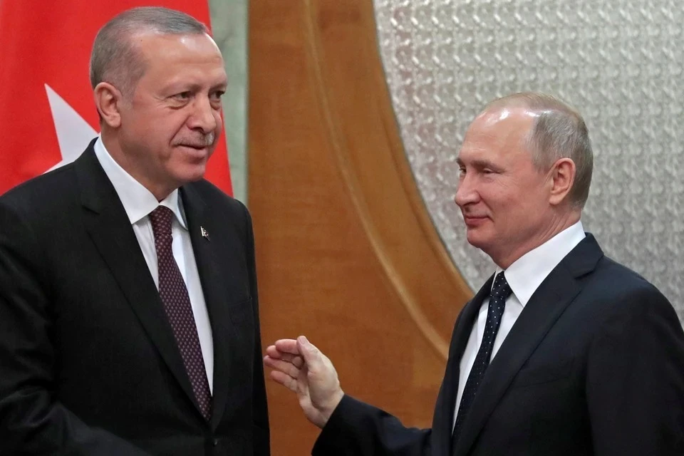 Путин обсудил с Эрдоганом детали создания газового хаба в Турции