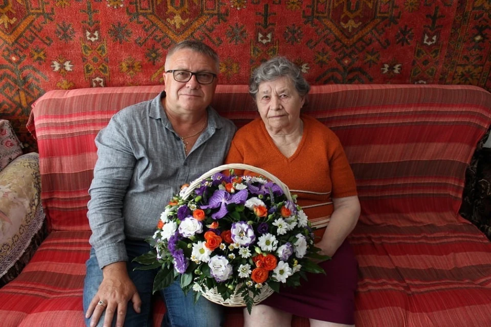 Сергей Писарев с мамой