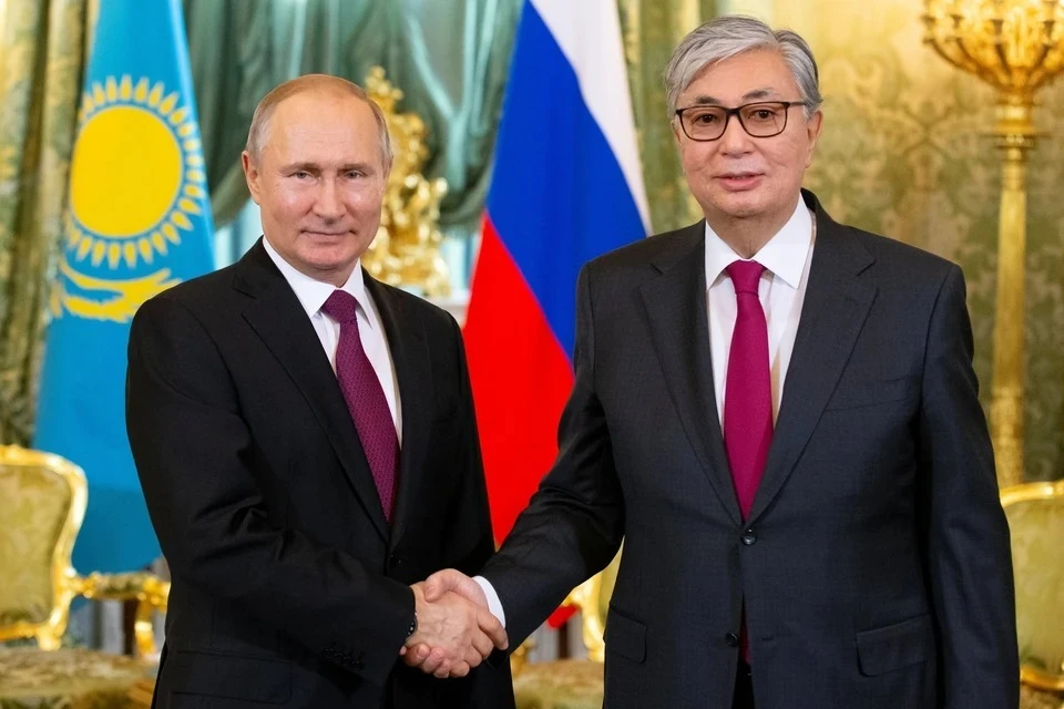 Путин и Токаев подписали декларацию по случаю 30-летия установления дипотношений России и Казахстана