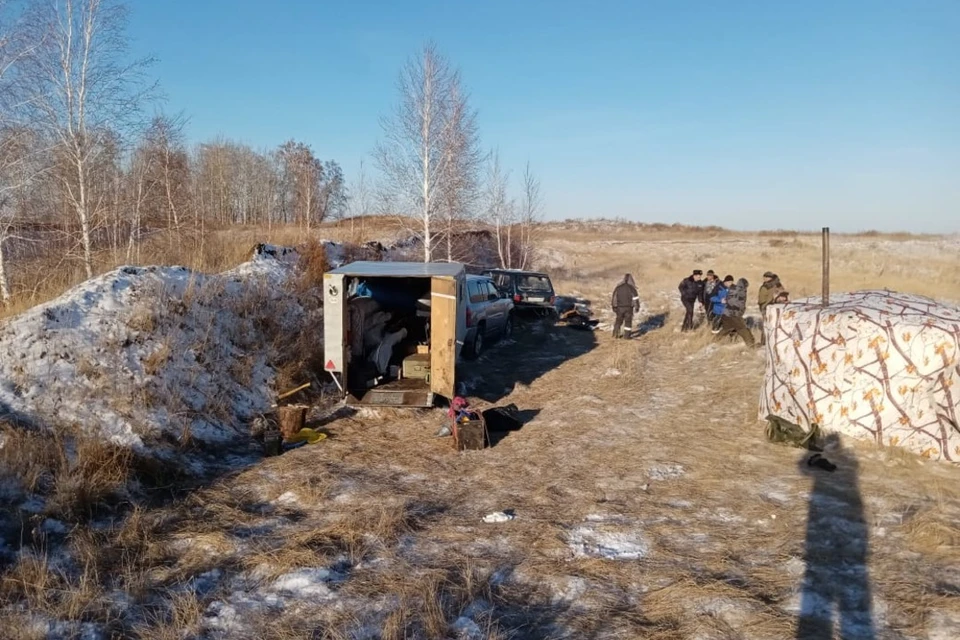 ЧП с рыбаками произошло на берегу озера. Фото: СУ СК по Новосибирской области