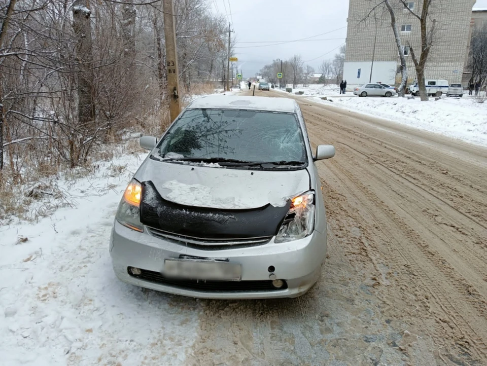 Автомобиль получил незначительные повреждения.