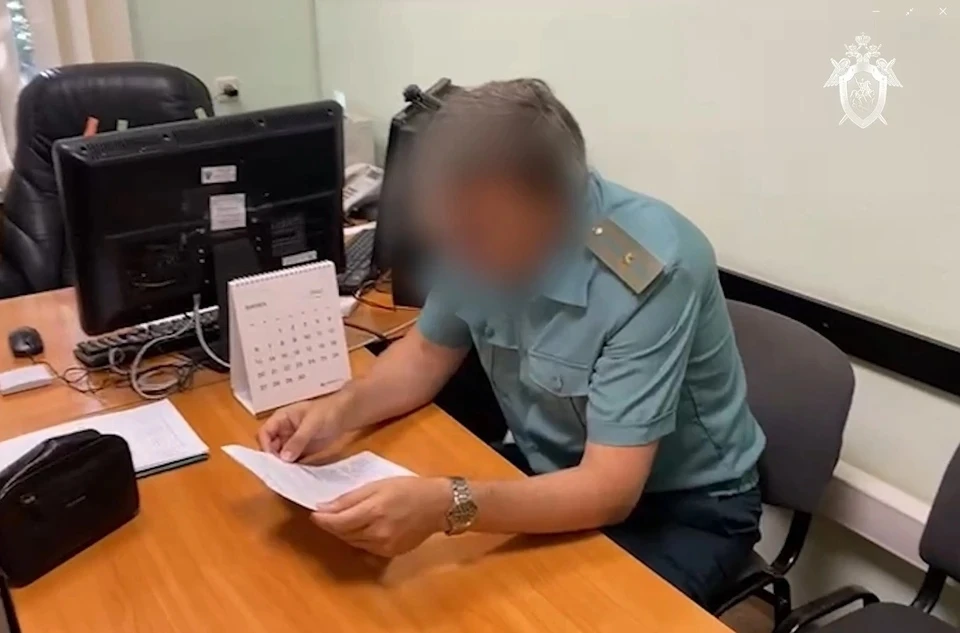 Обвиняемый был задержан в июле текущего года. Фото: скриншот из видео/пресс-служба ГСУ СК РФ по РК и городу Севастополю