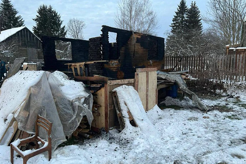 Жилой дом сгорел в Кимрском районе Фото: прокуратура Тверской области
