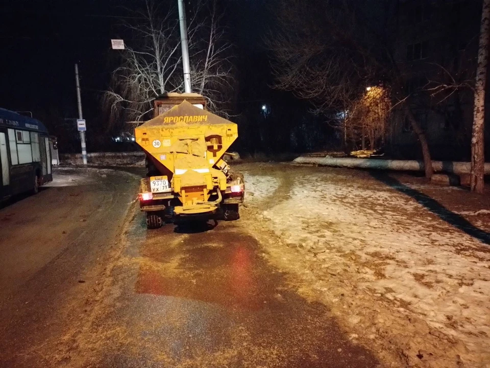 В городе прошел второй ледяной дождь