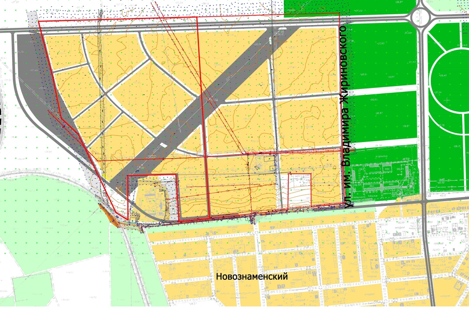 Улица имени Владимира Жириновского появится в в жилом районе Новознаменском Фото: krd.ru