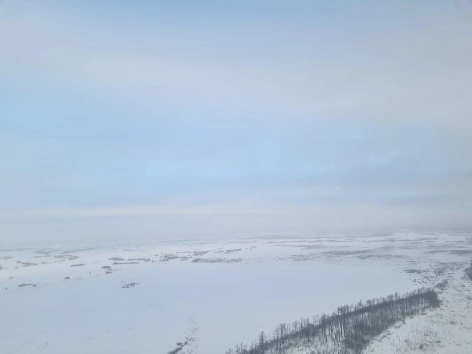 В ХМАО из-за сильного ветра и снегопада закрыли зимник в Октябрьском районе
