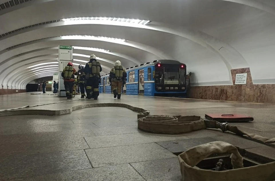Справиться с условным огнем удалось в течение нескольких минут. Фото: ГУ МЧС по Свердловской области