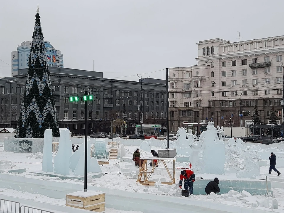 Городок продолжают строить