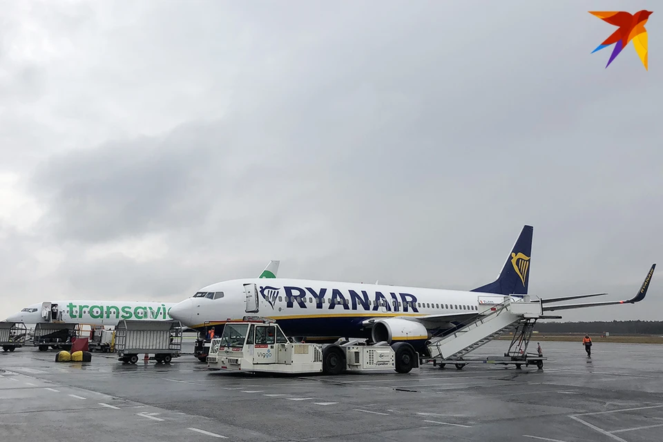 Самолет Ryanair совершил вынужденную посадку в Минске 23 мая 2021 года. Фото носит иллюстративный характер
