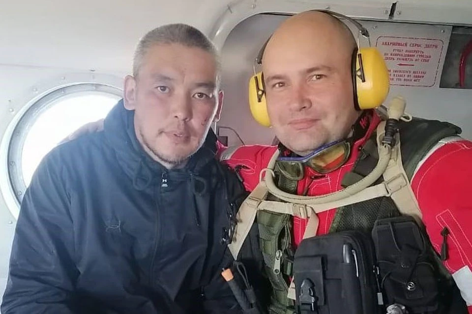 Выживший при крушении самолета Павел Кривошапкин. Фото: телеграм-канал Айсена Николаева