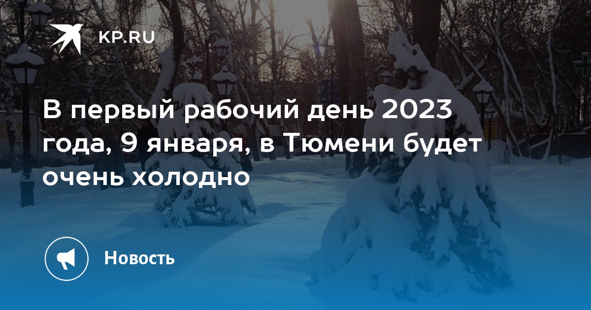 Первый рабочий в январе 2024