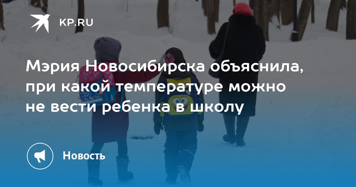 Градусов можно не ходить в школу