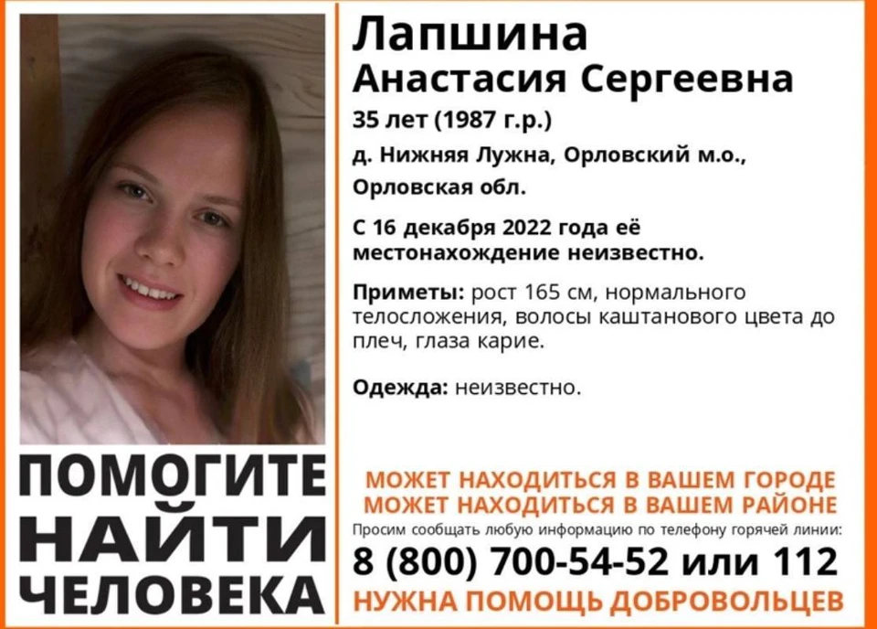 Фото: поисковый отряд "ЛизаАлерт"