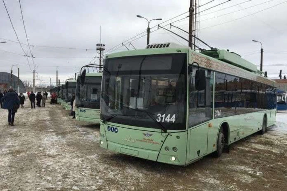 На рязанские улицы выехали 10 новых троллейбусов МАЗ