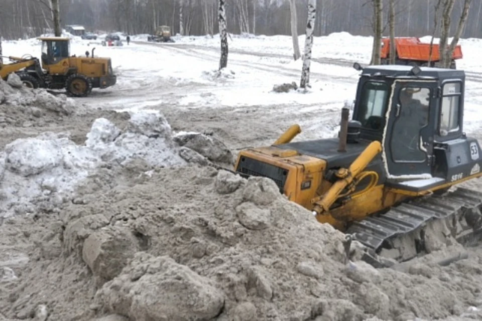Снег с улиц Ярославля вывозят на полигон