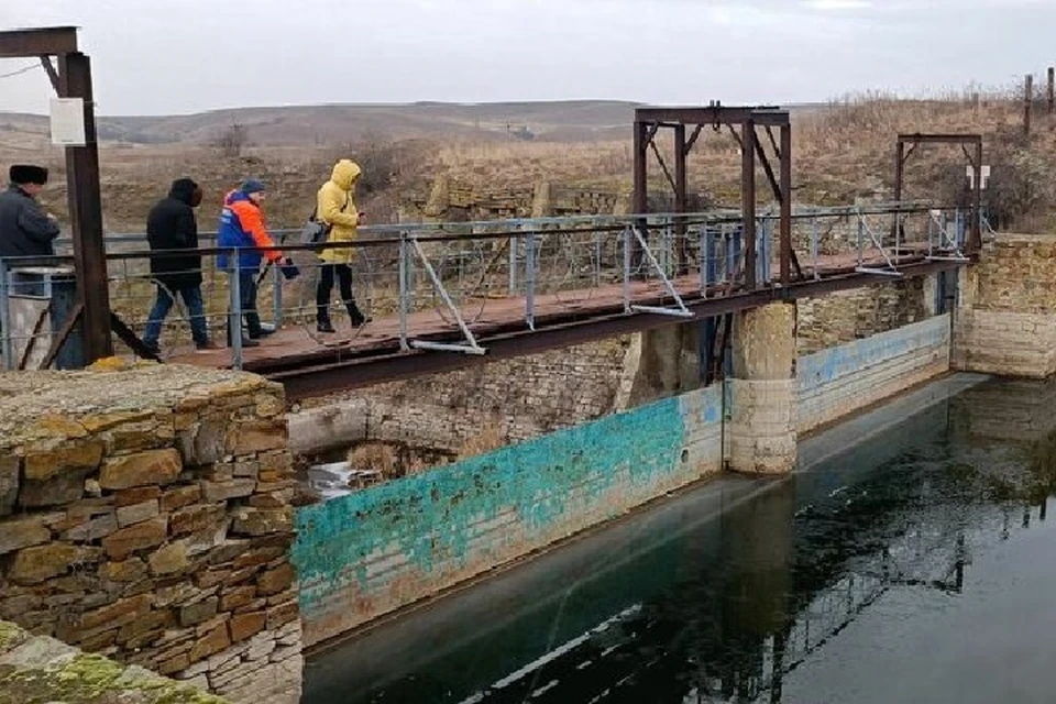 Специалисты обследовали водохранилище для дальнейшей организации ремонтных работ. Фото: Минприроды ЛНР