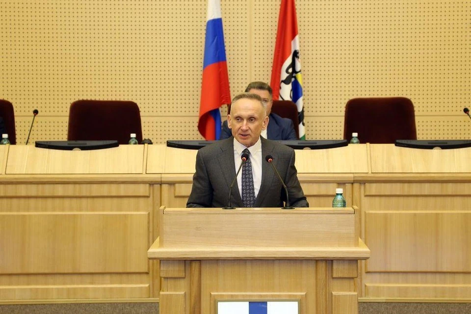 Андрей Панферов высказался за отмену прямых выборов мэра в Новосибирске. Фото: Заксобрание НСО.