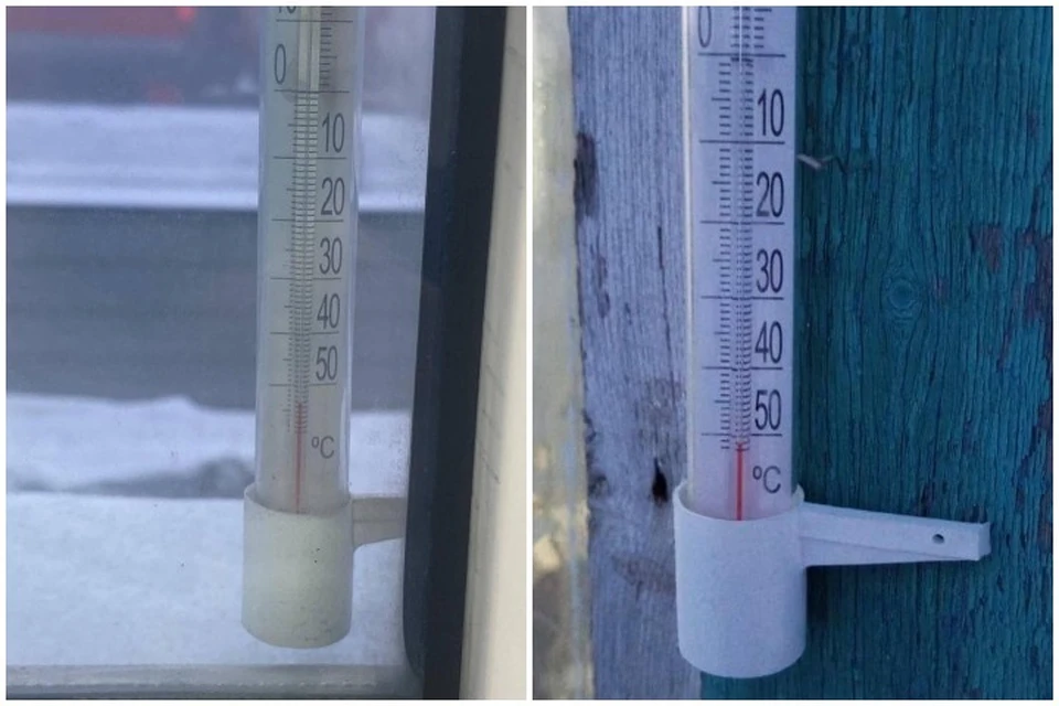 Самые «холодные» термометры края Фото: Telegram/@bigbro_khb